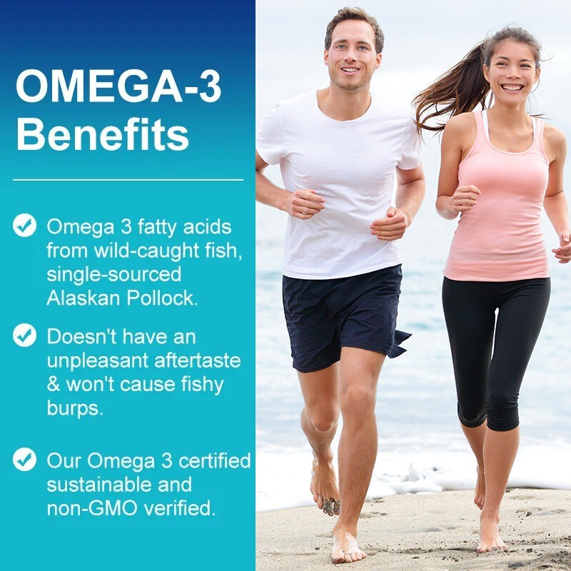 Omega-3 fish oil capsules support metabolism emotions nerves anti-inflammatory