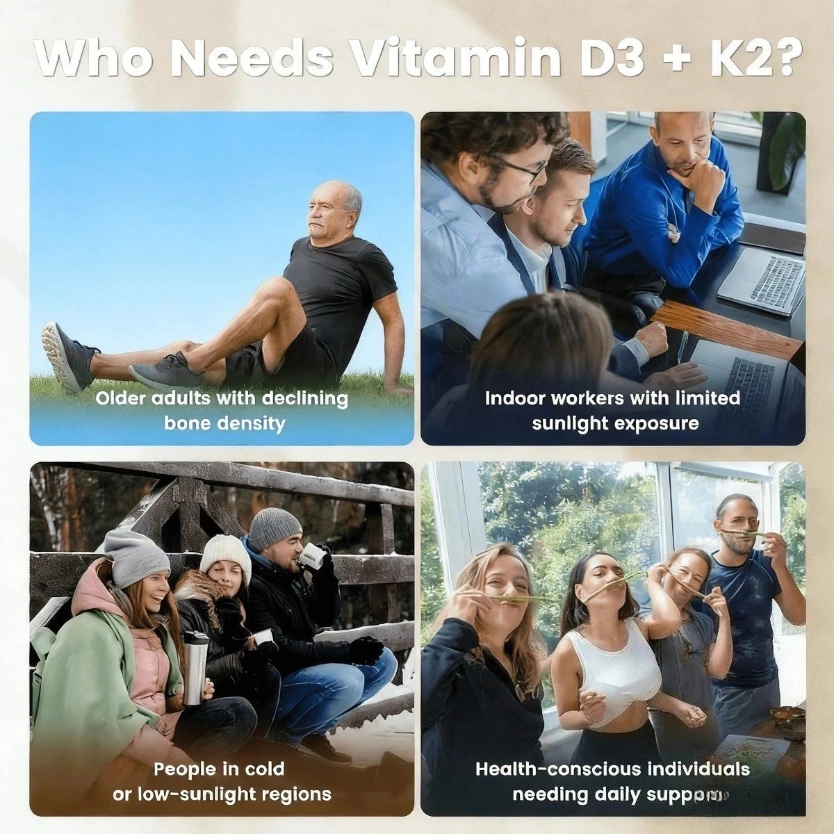 Vitamin D3 + K2 10,000 IU Softgels with Coconut Oil, High Potency 300 Ct