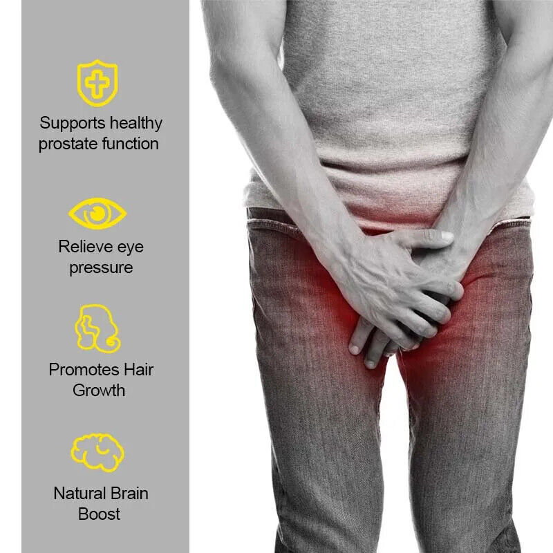 Pumpkin Seed Oil Capsules 2000Mg Support Prostate Health Brain Boost-120Pills
