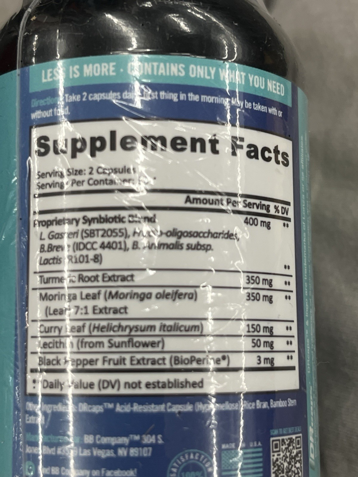 Provitalize & Previtalize for Gut Health BB Company New Exp: 01/2027