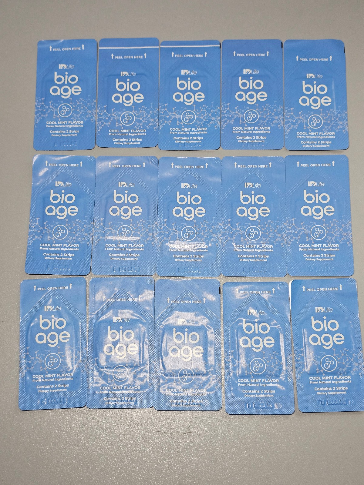 ID Life Bio Age – Anti-aging Support – Cool Mint – 30 strips = 15 Servings -New!