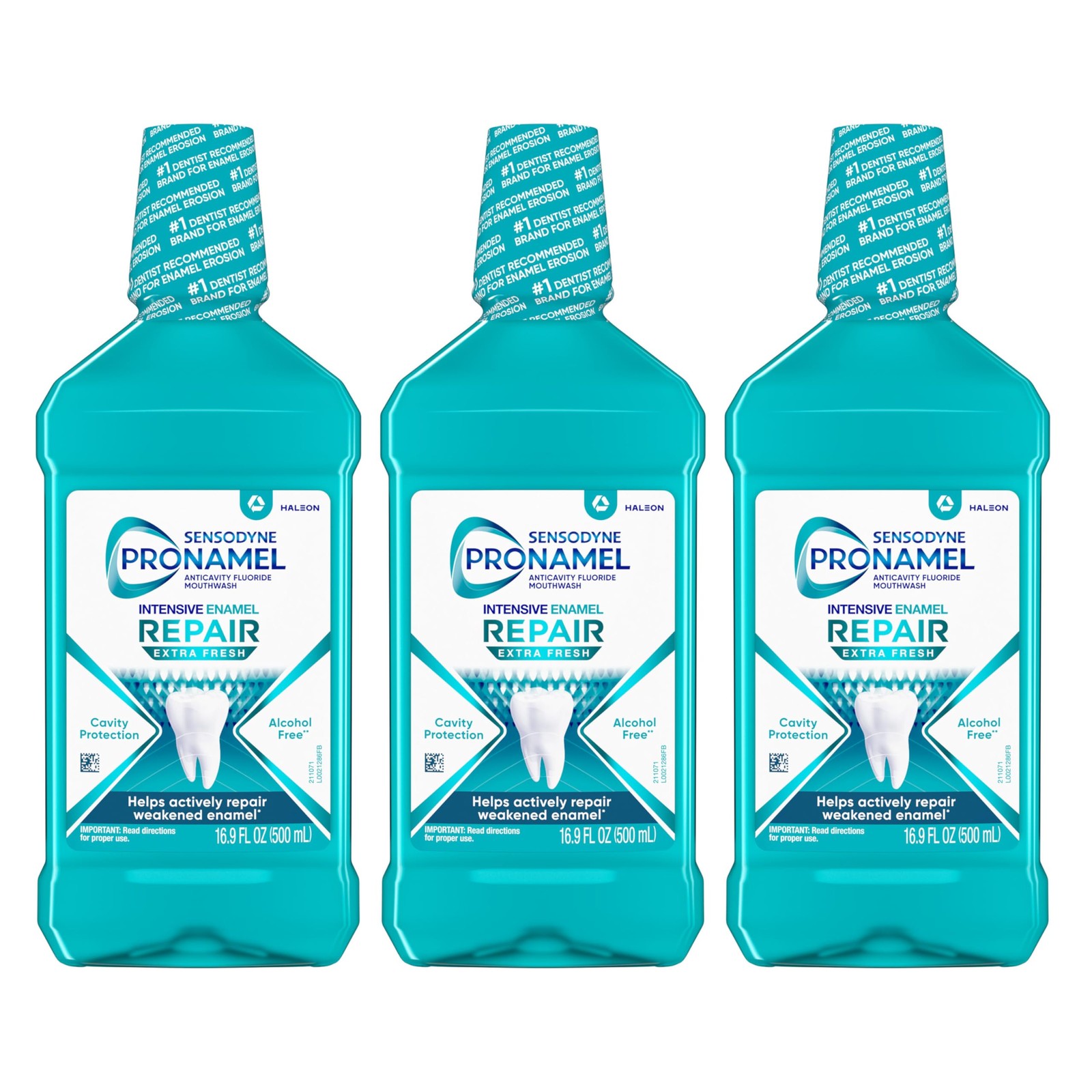 Sensodyne Pronamel Intensive Enamel Repair 16.9 Fl Oz (Pack of 3), Blue