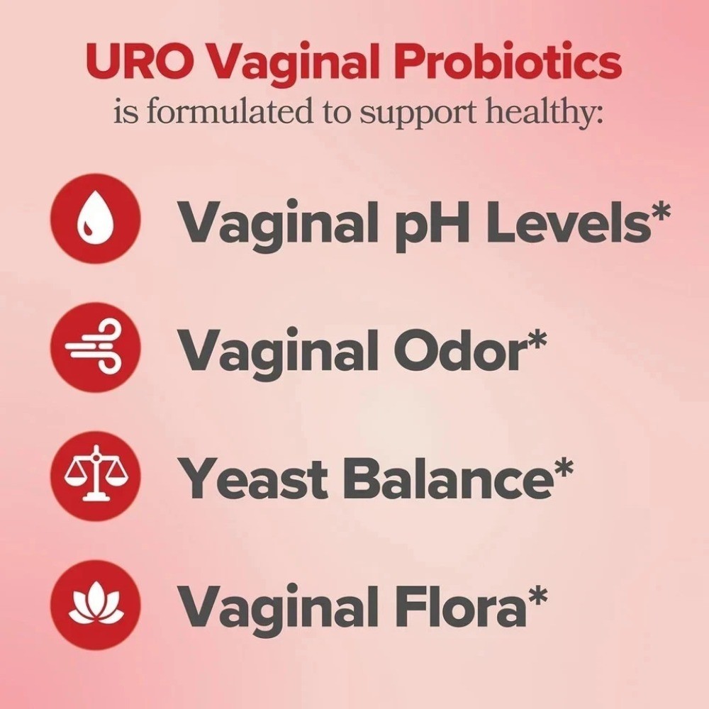 1-3PACK URO Health Bundle Vaginal Moisture & Mood 60ct + Vaginal Probiotics 60ct