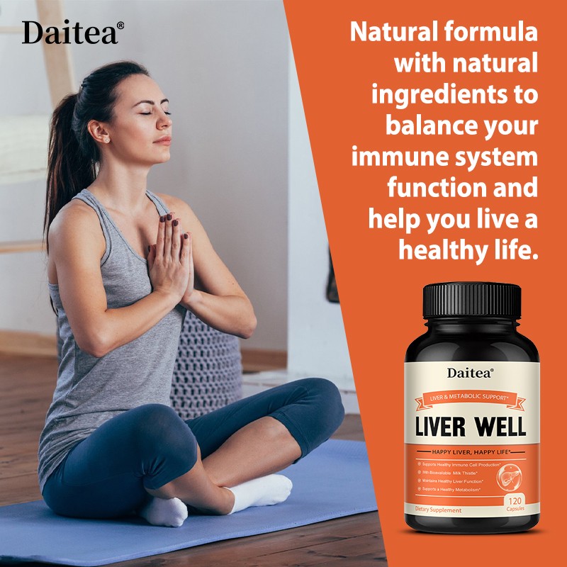 For Liver Cleanse, Metabolic Support – Milk Thistl Supplement 30/60/120 Capsules