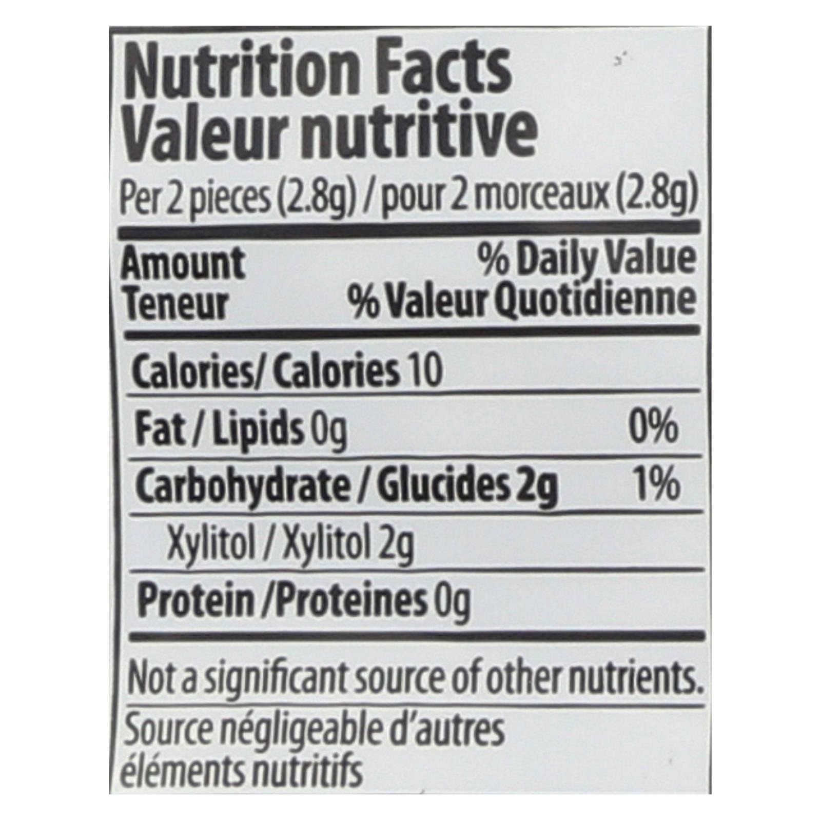 Pur Wintergreen Gum – Case of 12 – 2.72 OZ