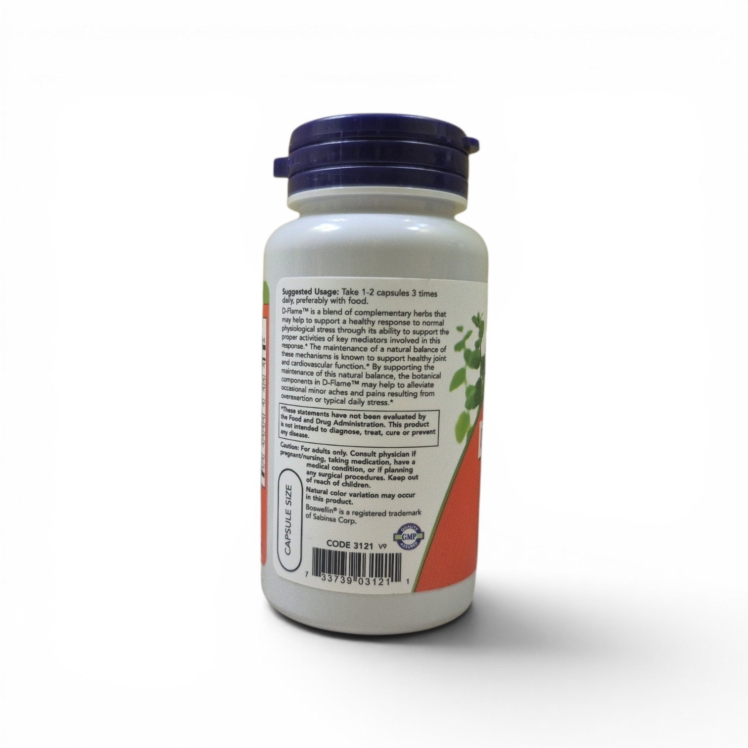 NOW FOODS D-Flame 90 Veg Capsules Exp 04/2027