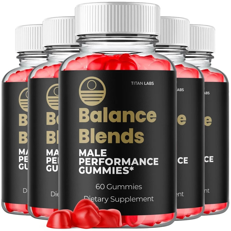 (5 Pack) Balance Blend Gummys Advanced Male Support BalanceBlend 300 Gummies