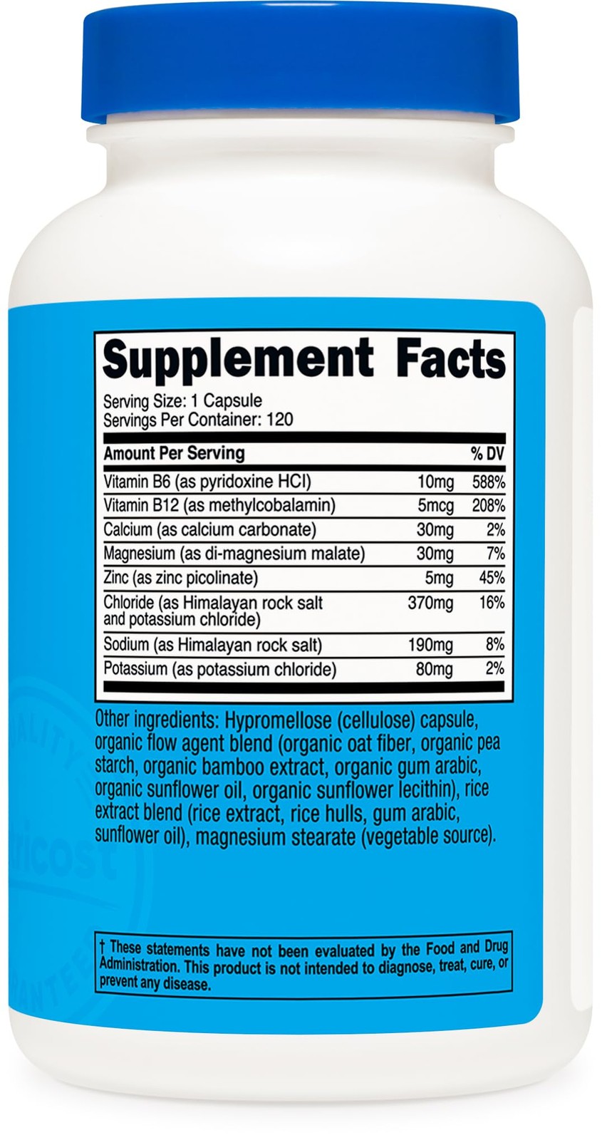 Nutricost Electrolyte Complex Advanced Hydration 120 Count (Pack of 1), Red