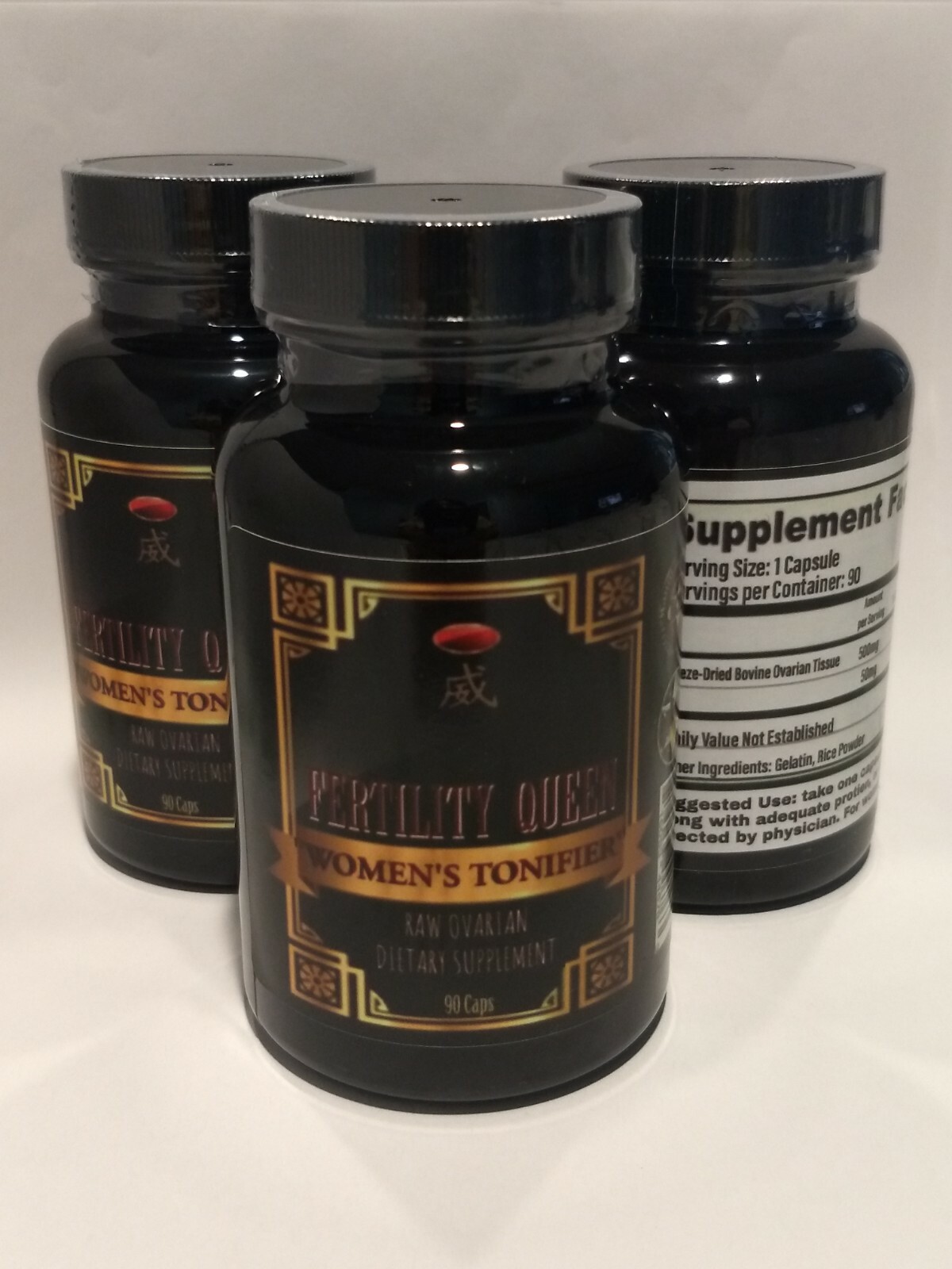 *FERTILITY QUEEN WOMEN’S TONIFIER BOVINE OVARY GLANDULAR 3 MO BREAST ENHANCEMEN