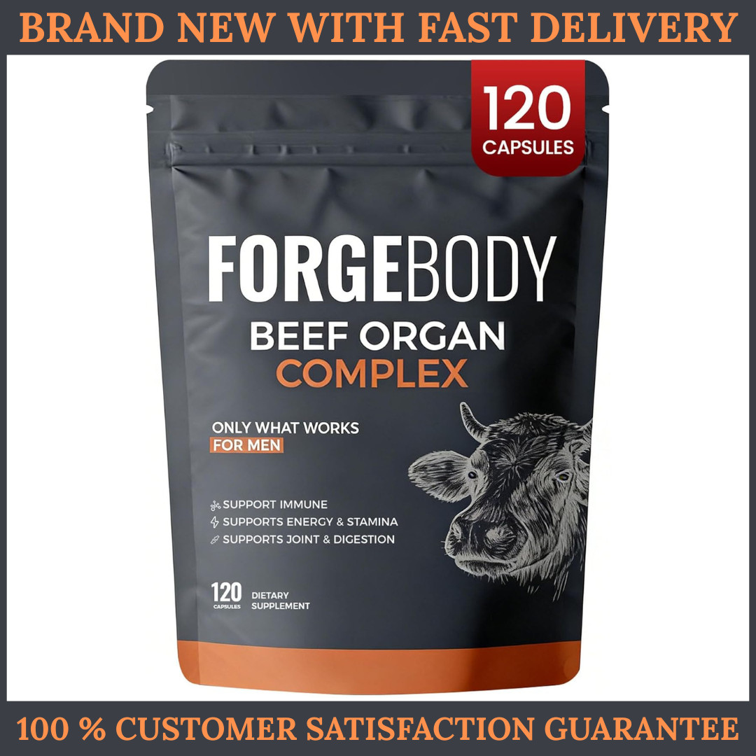 Forgebody Beef Organ Complex Capsules, Grass Fed & Pasture Raised – Total Body W
