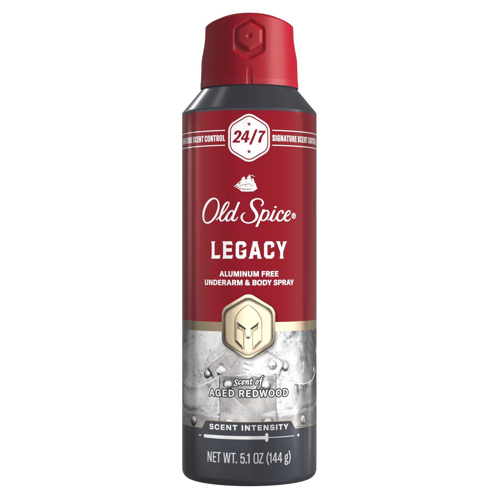 Old Spice Aluminum Free Body Spray for Men, 24/7 5.1 Ounce (Pack of 1)