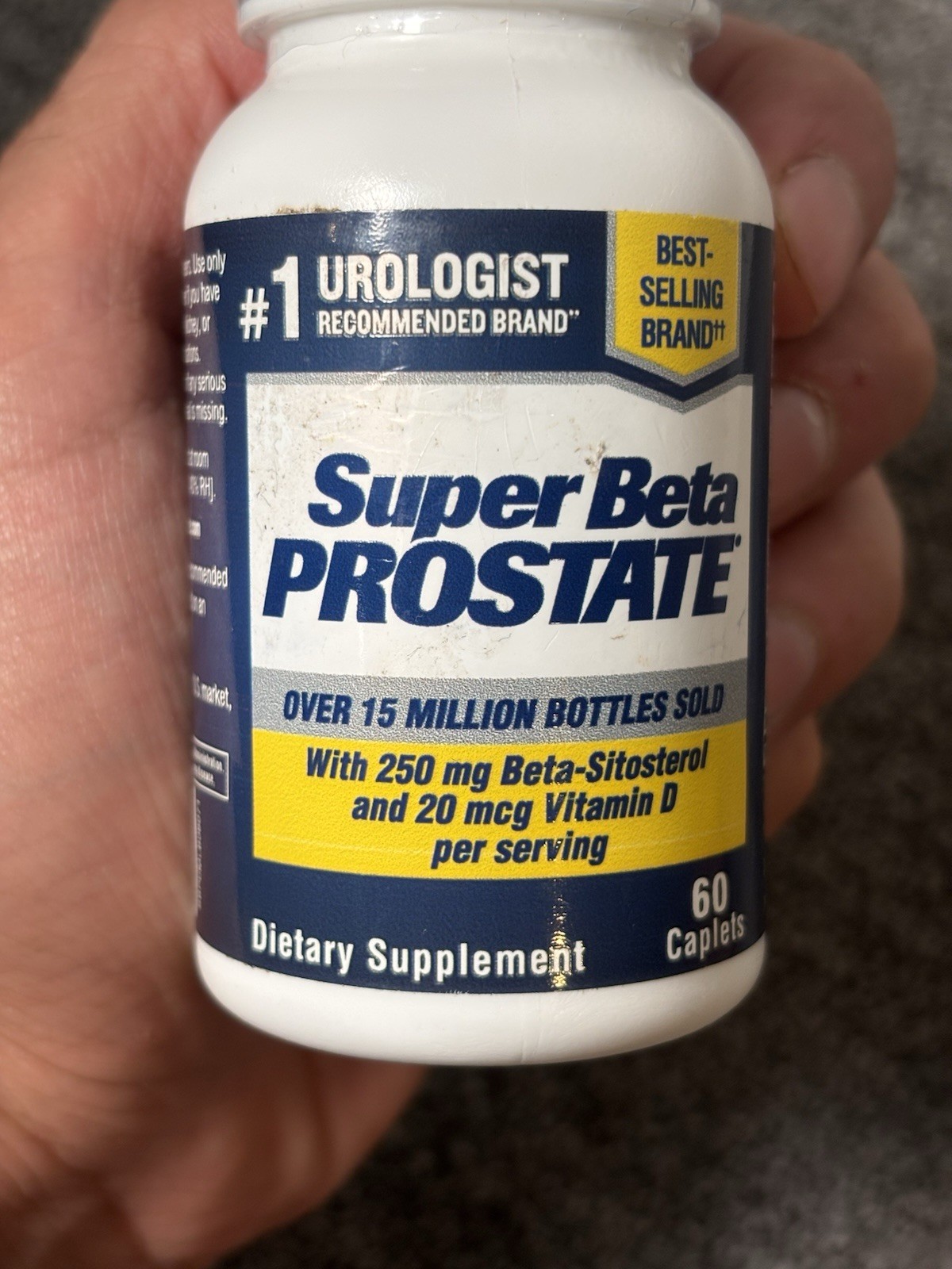 New Vitality NV-0003-B Super Beta Prostate 60 Capfor Urinary System Exp 8/27