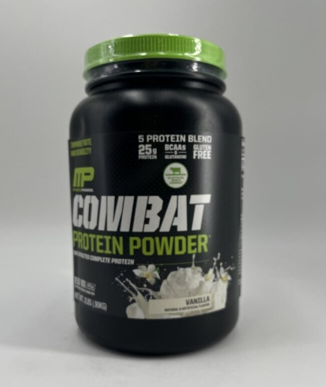 Combat Sport 2lb Vanilla- DENTED CONTAINER -EXP 7/27-FREE S/H