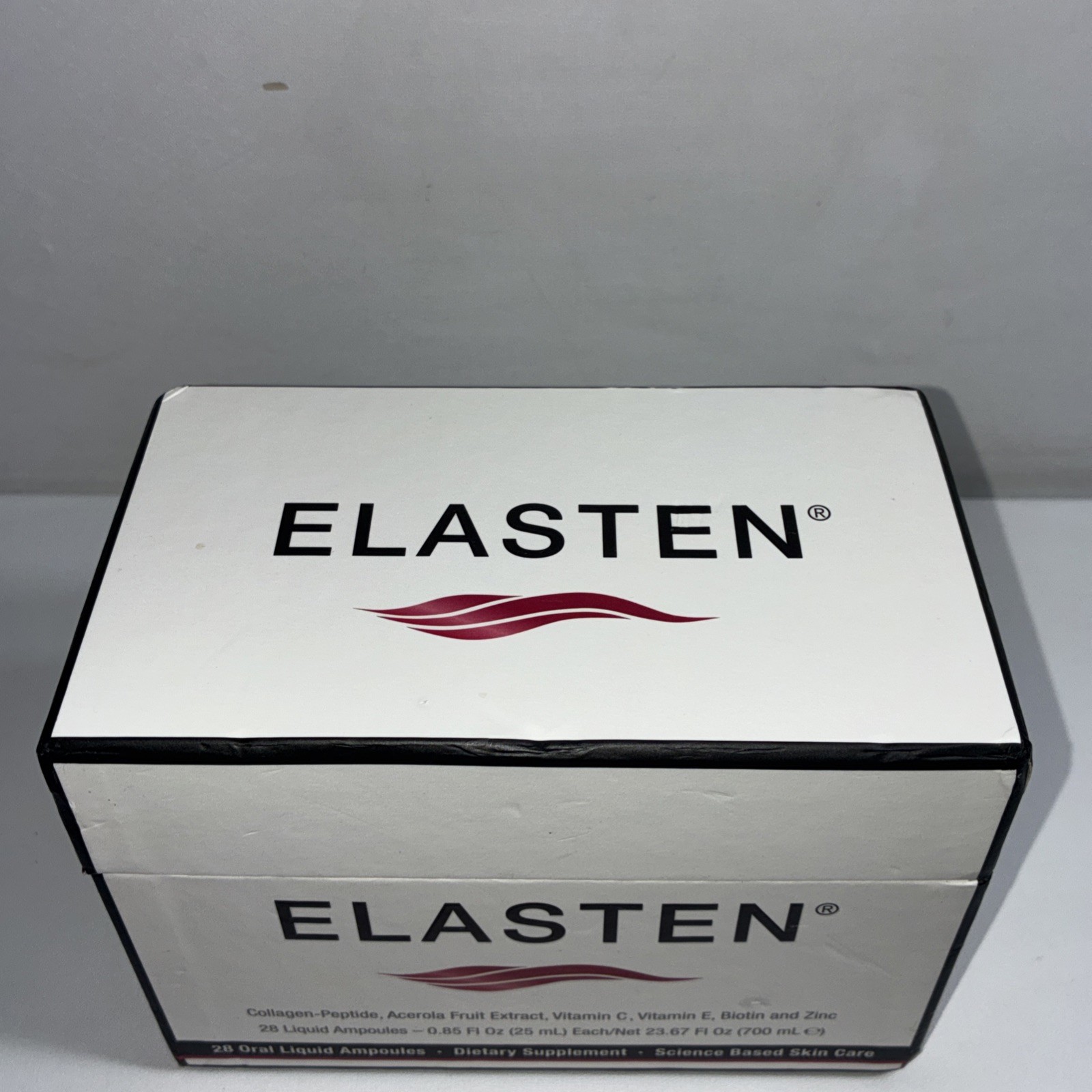 Sealed Elasten Vitamin Dietary Supplement 28 Oral Liquid Ampoules