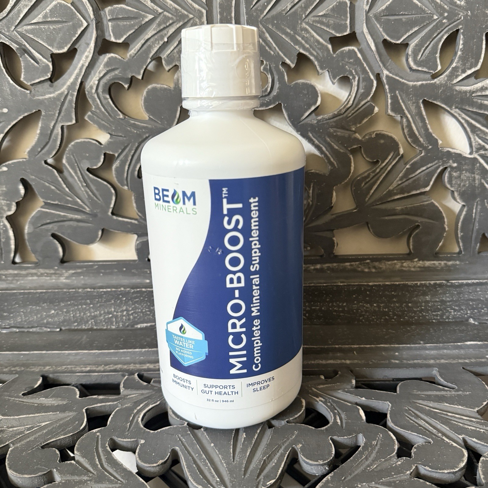 BEAM Minerals Micro-Boost Liquid Minerals 32oz Fulvic Humic 30-Day Supply SEALED