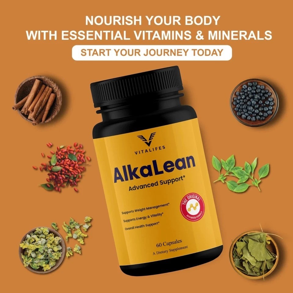 Alkalean Advanced Weight Management Support Supplement 60 Capsules – Sealed Pack