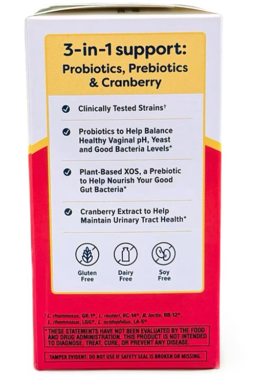 2 Pack Renew Life Womens Daily w/ Cranberry Probiotic 20 Billion CFU 60 cap each