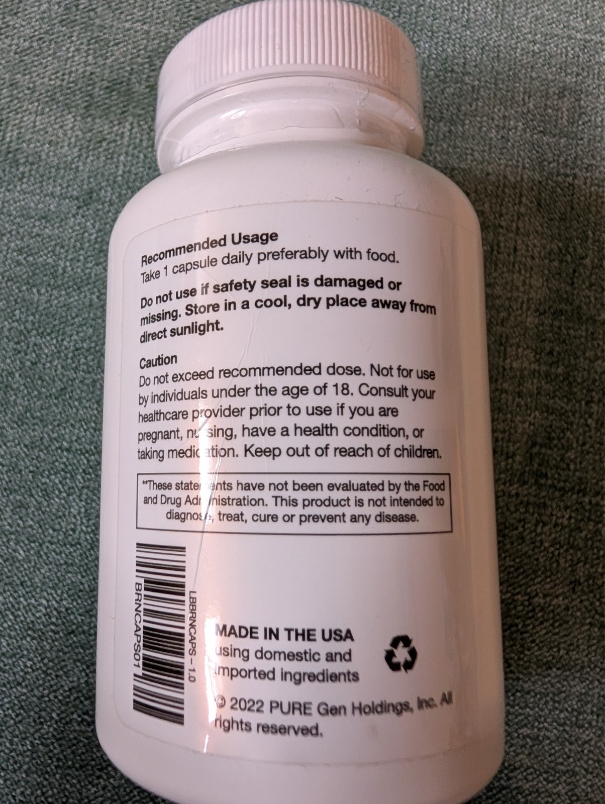 LivePure Neuro Boost Brain Supplement, 30ct NEW and SEALED MFG 02/2024