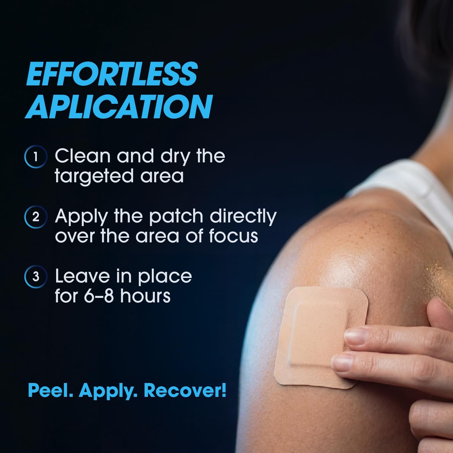 Peptide Recovery Patch Transdermal Wellness Patch for Muscle & Joint Recover…