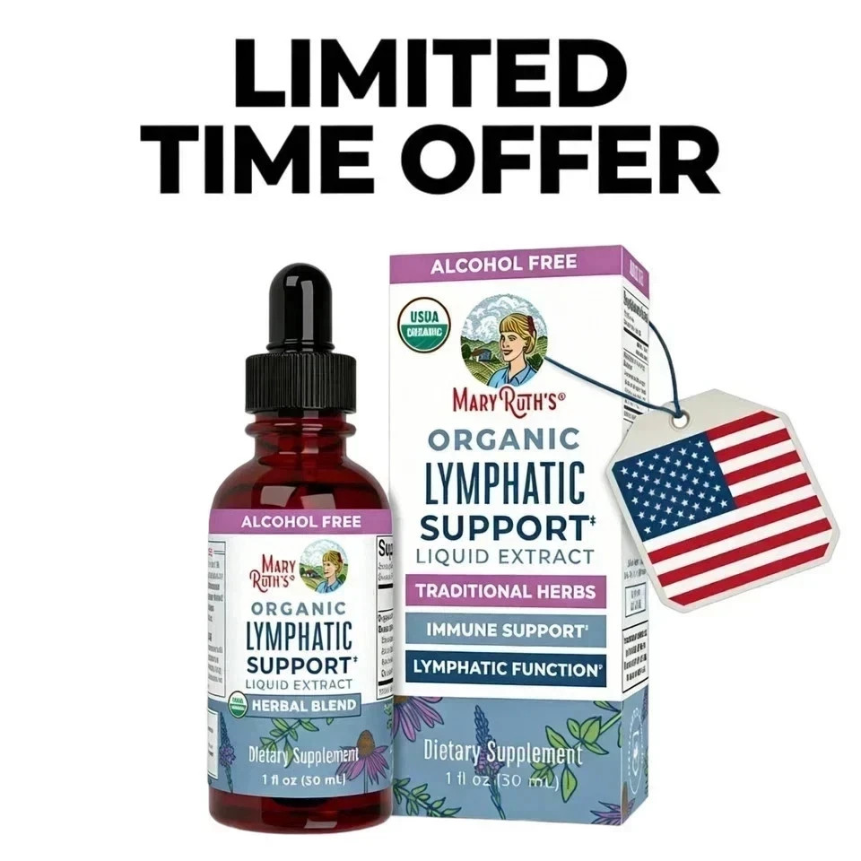 Mary Ruth’s Organic Lymphatic Support 30mL (Alcohol‑Free)