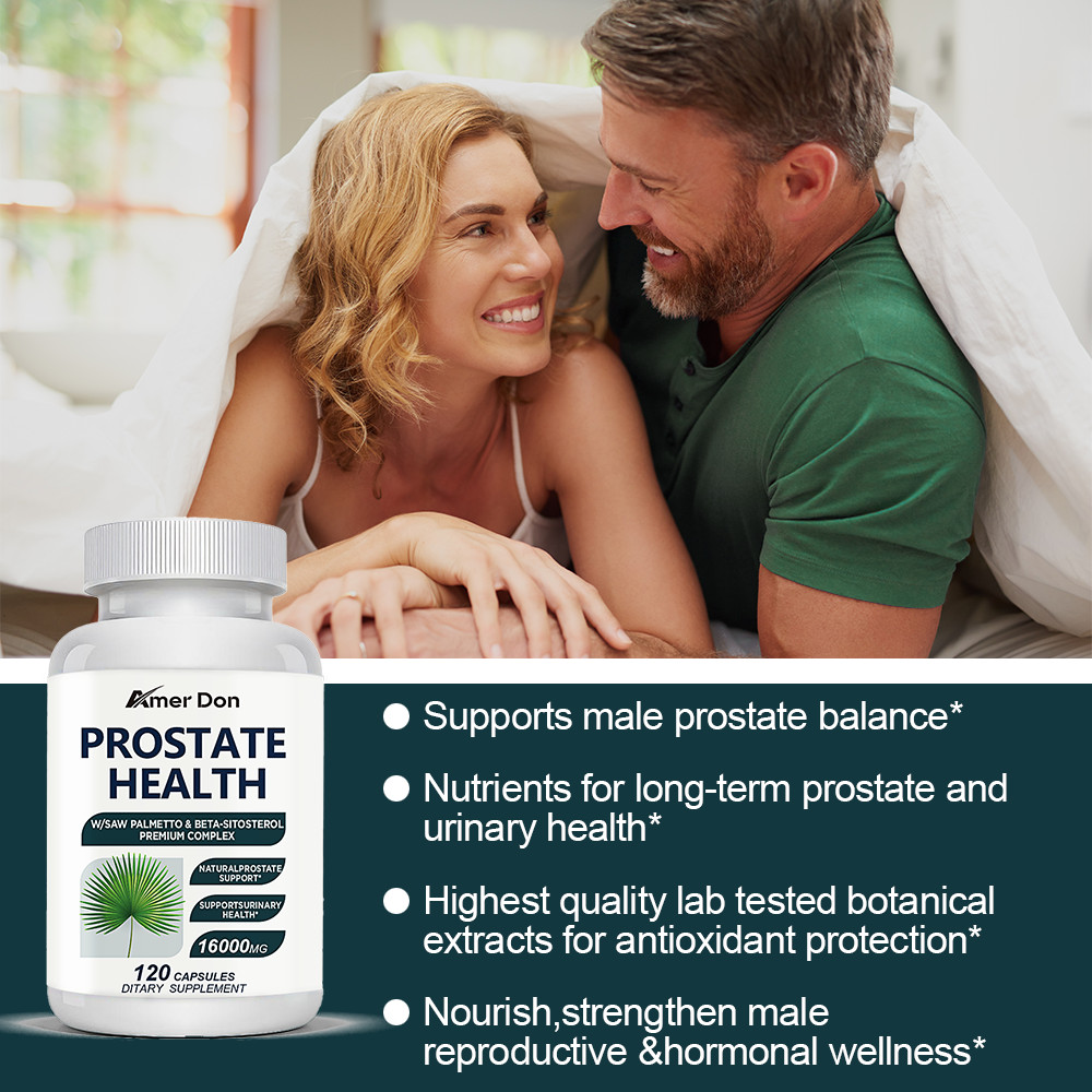 Prostate Support – Saw Palmetto – Reduce Frequent Urination, Stamina supplement