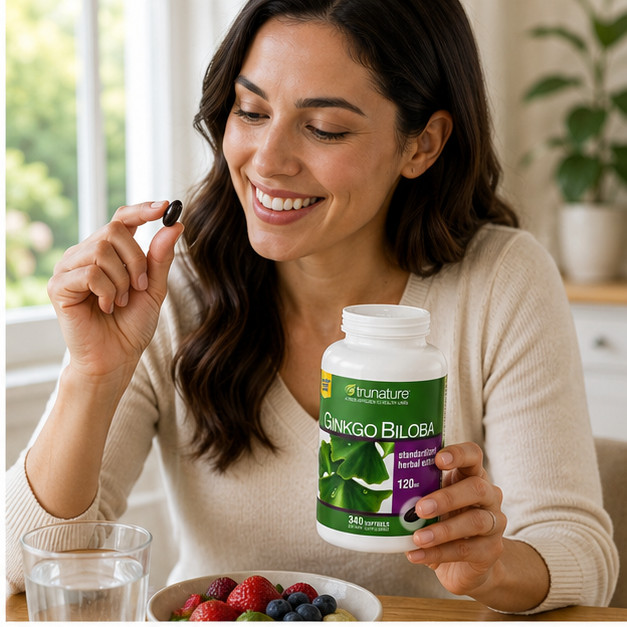 2-Pack Trunature Ginkgo Biloba 120mg, 340 Softgels