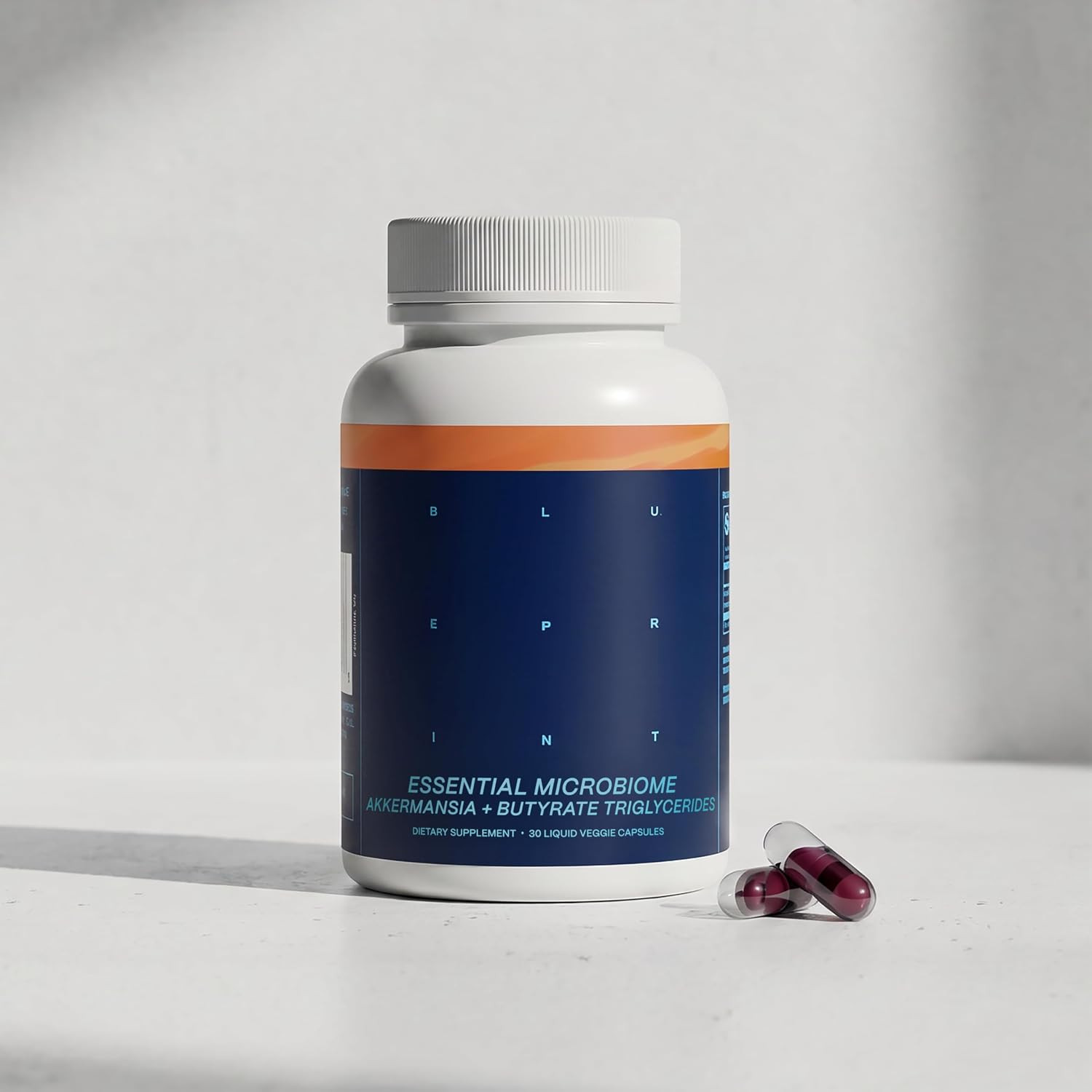 Blueprint by Bryan Johnson Essential Microbiome Capsules, Digestive & Gut Health