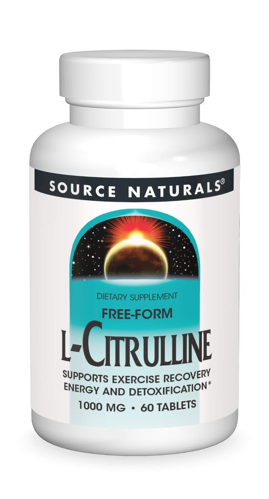 L-Citrulline 1000mg – Boosts Exercise Recovery, Energy & Detox – 60 Tablets