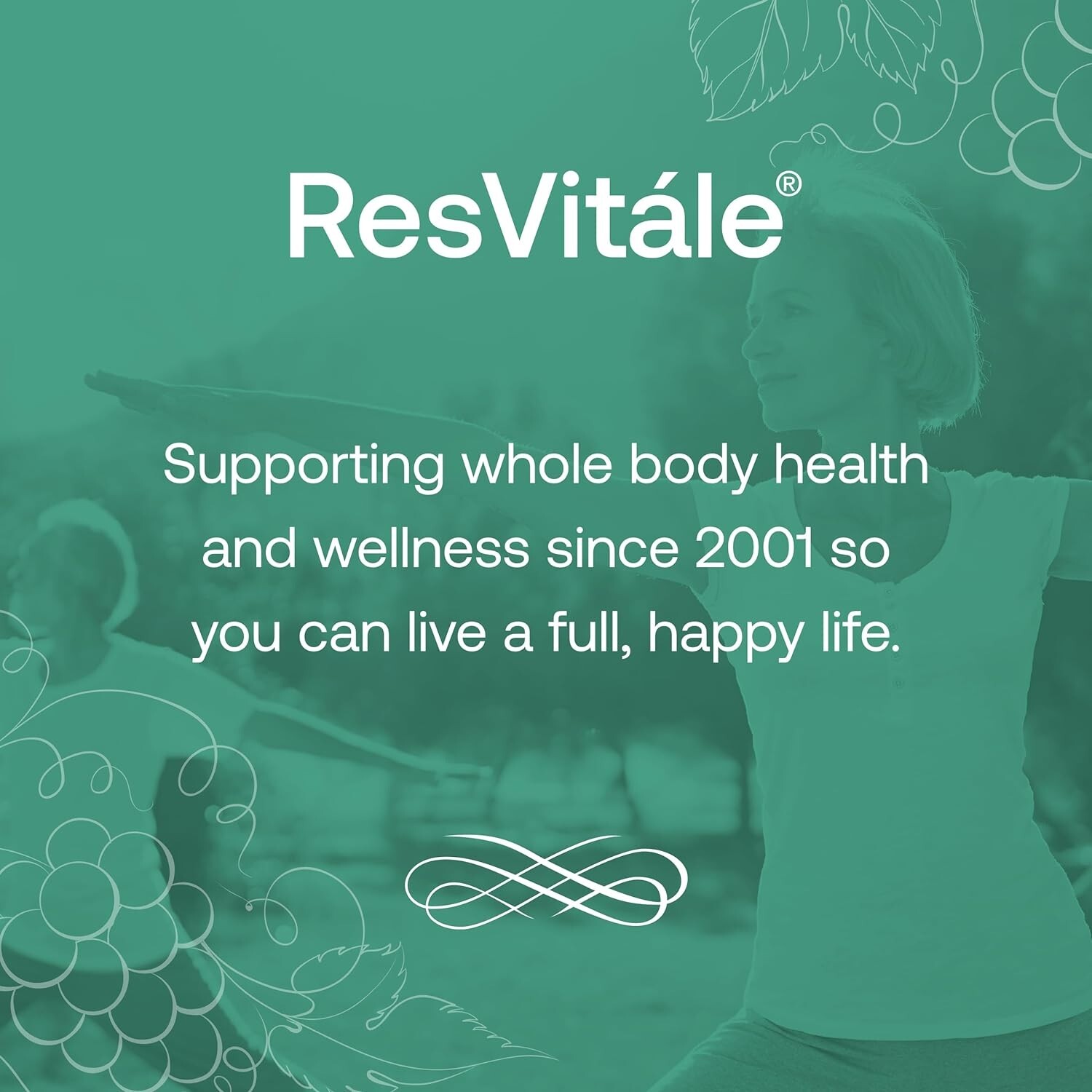 ResVitále Resveratrol Collagen Enhance – Beauty Supplement with Hyaluronic Acid