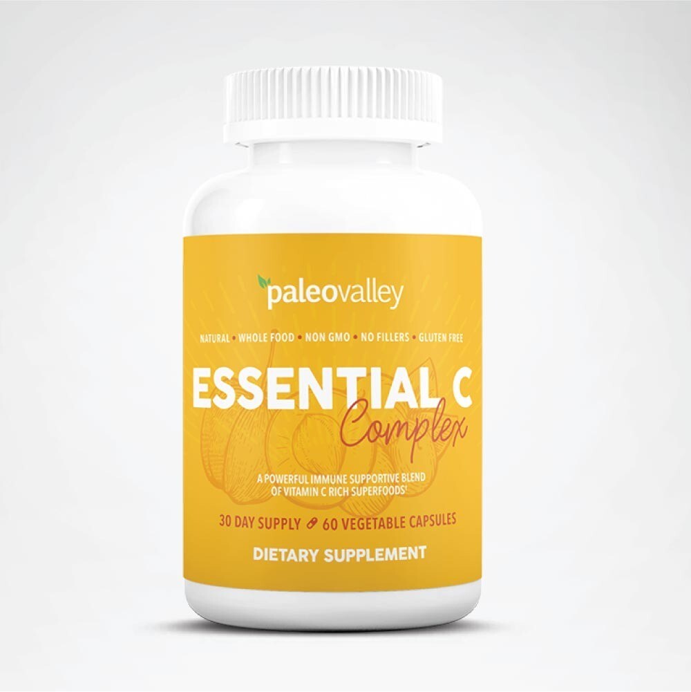 Paleovalley Essential C Complex Vitamin C Organic 60 Caps – EXP 2027+
