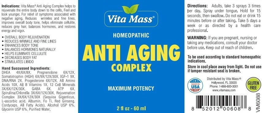 Anti Aging Complex – Oral Spray 2 Fl oz – 60ml – Stay Always Young