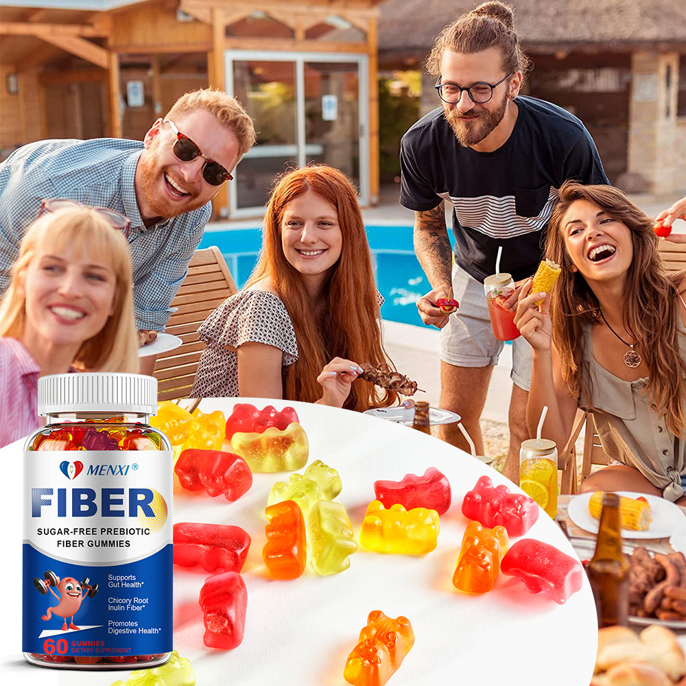 Fiber Gummies for Adults, Daily Prebiotic Fiber Supplement 5g – Digestive Health