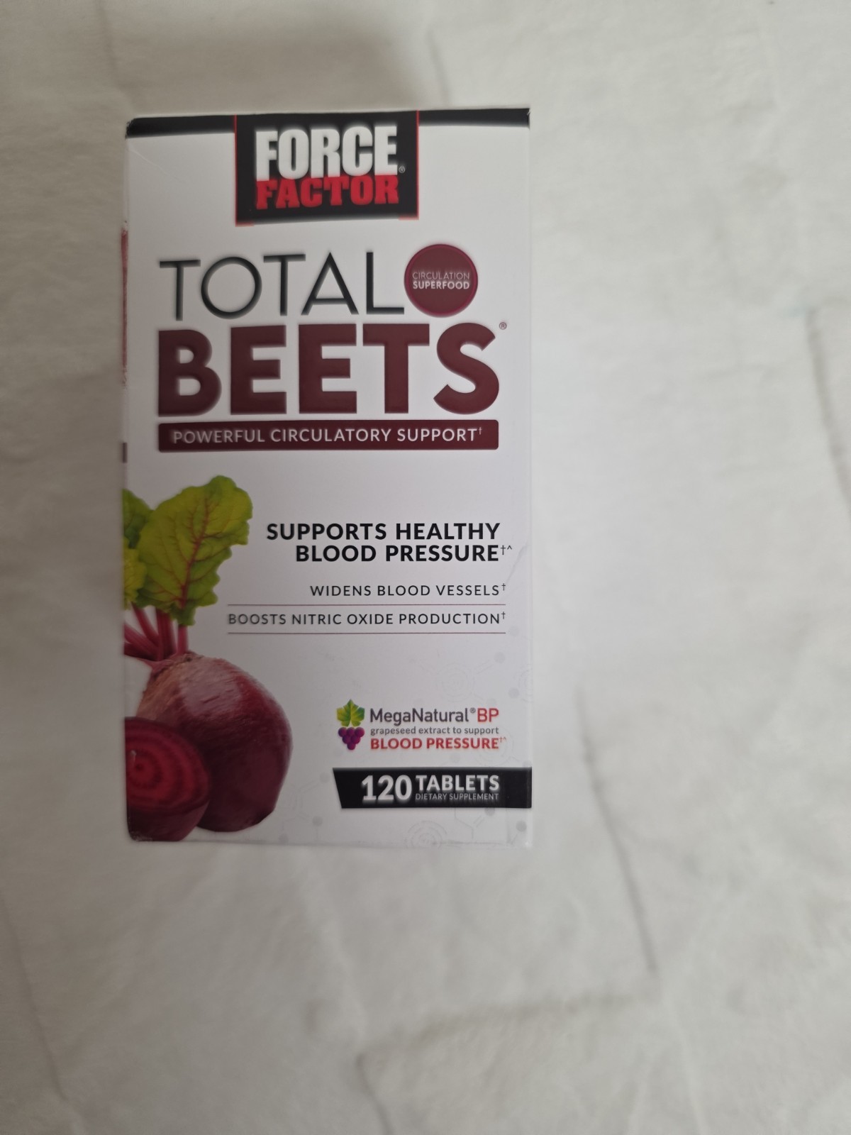 Force Factor Total Beets Blood Pressure Support Supplement with Nitrates and…