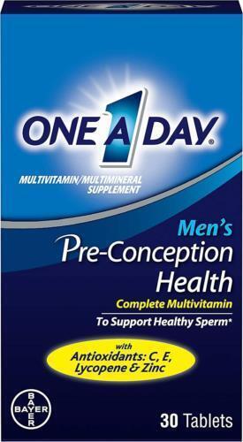One A Day Men’s Pre-Conception Health Multivitamin to Support Healthy Sperm,…