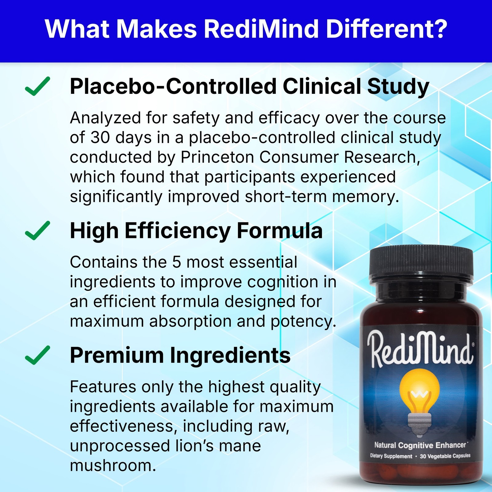 – Natural Cognitive Enhancement Supplement – Non-Gmo, Vegan, Gluten-Free