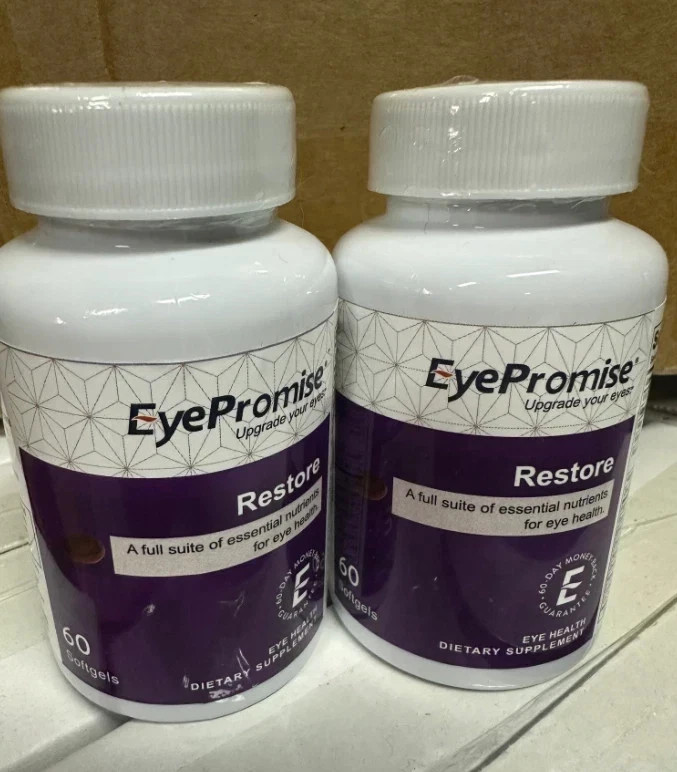 Pack of 3 EyePromise Restore NEW Health Supplement 180 Softgels Macular