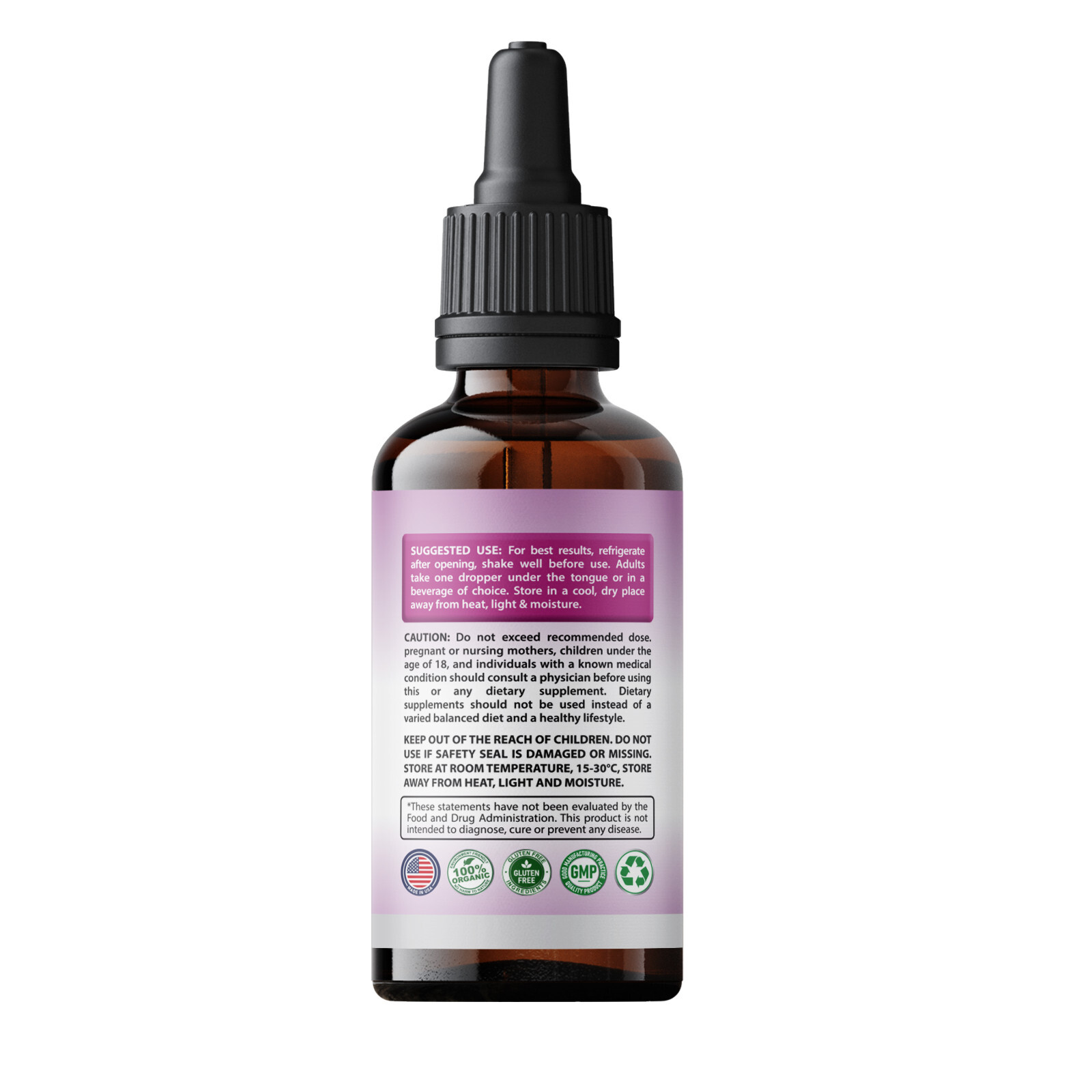 Pueraria Mirifica Breast Butt Female Body Liquid Tincture Herbal Drops 6 Floz
