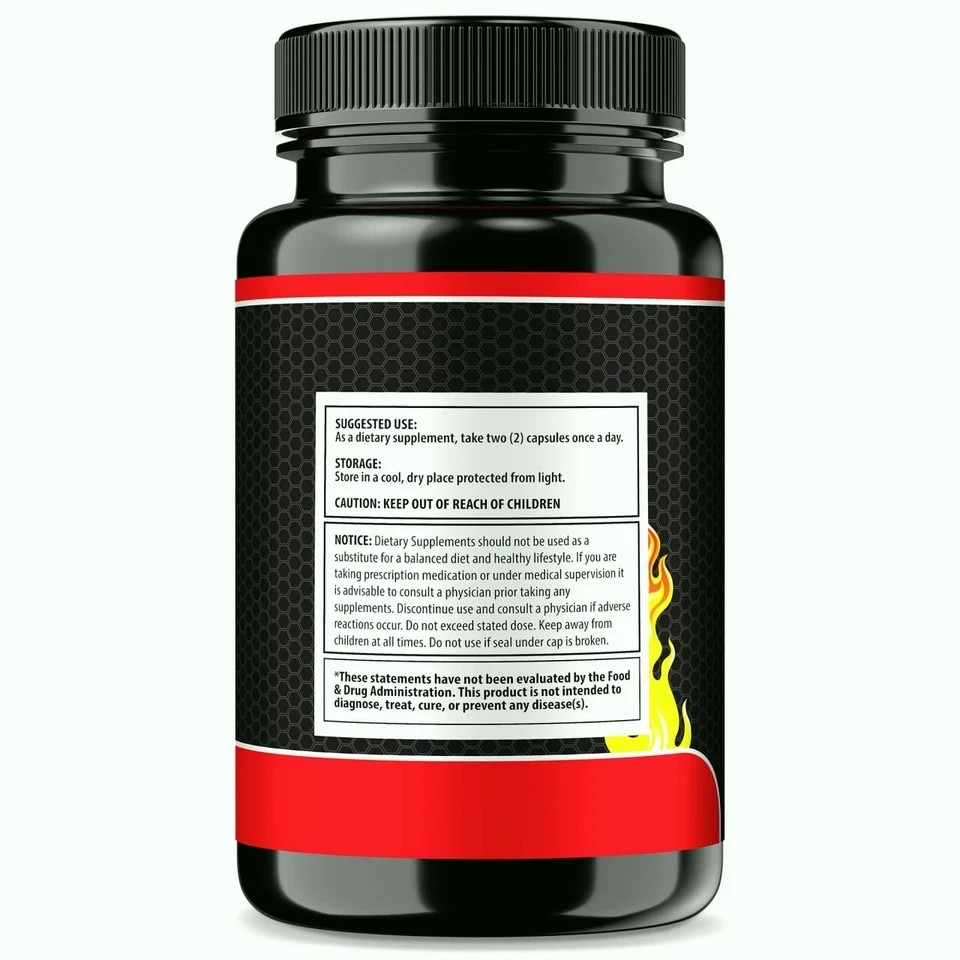 EmberGhee Men’s Wellness Support Capsules 60 Count | 5 Pack | Free Ship