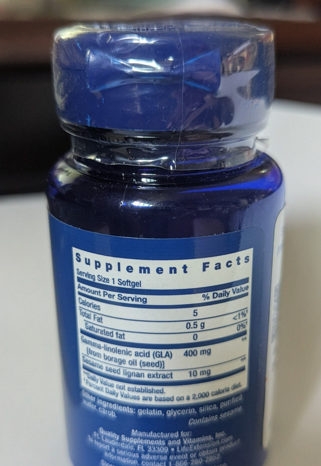 Life Extension Mega GLA Supplement NEW!!
