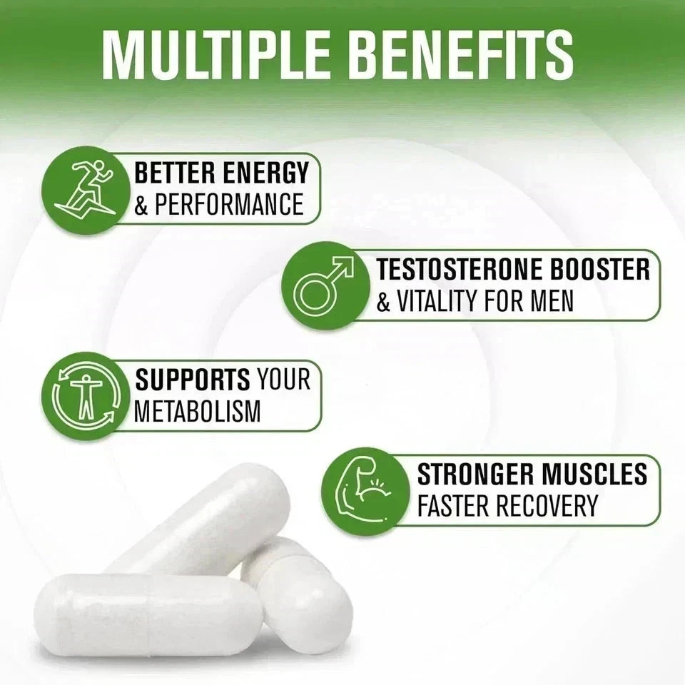 2 Pack NaturalSlim Testosterin Men’s Multivitamins Testosterone Booster 180 Caps