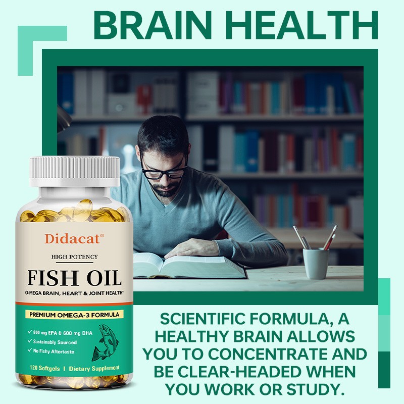 Fish Oil Supports Heart Brain Function 1400 Mg Of Epa Dha Shellfish Free