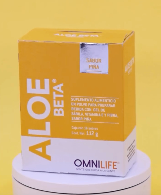 OML Aloe Beta – 16 Sachets Box, Net Wt. 112g – Aloe-Based Nutritional Supplement