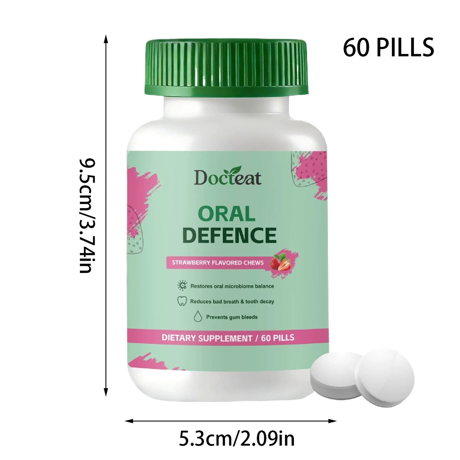 Oral Defence – Oral Probiotics Supplement for Fresh Breath, Teeth