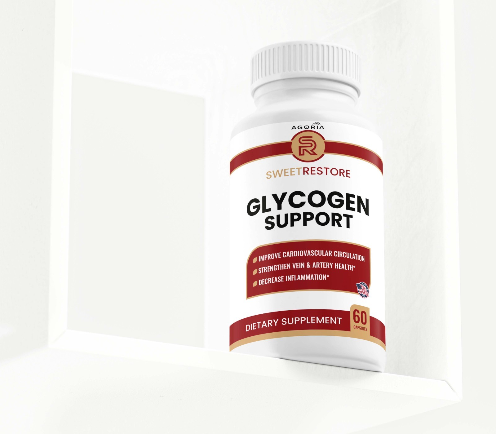 (4 PACK) Sweet Restore Glycogen Support Capsules, Joint Support (240 Capsules)