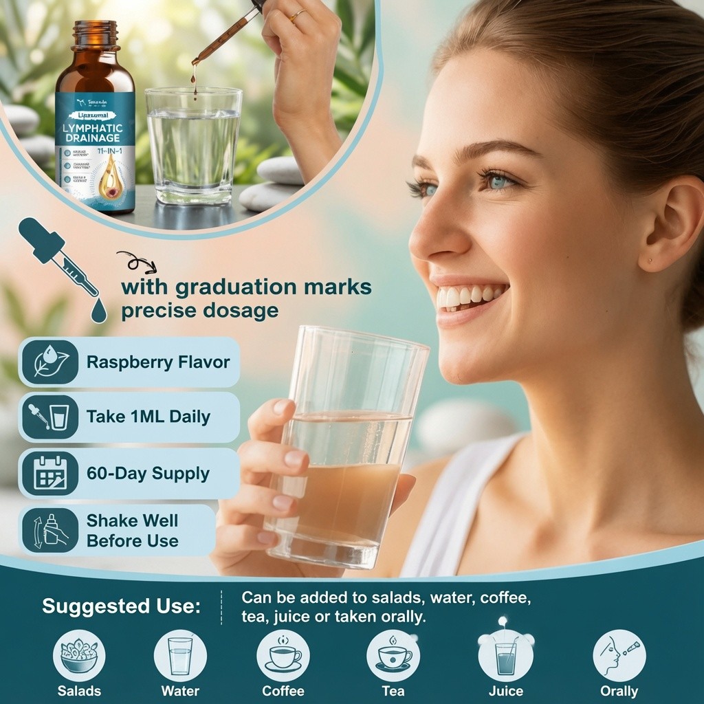 Totaria Health Liposomal Lymphatic Drainage 11-in-1 Immune Support 60ml