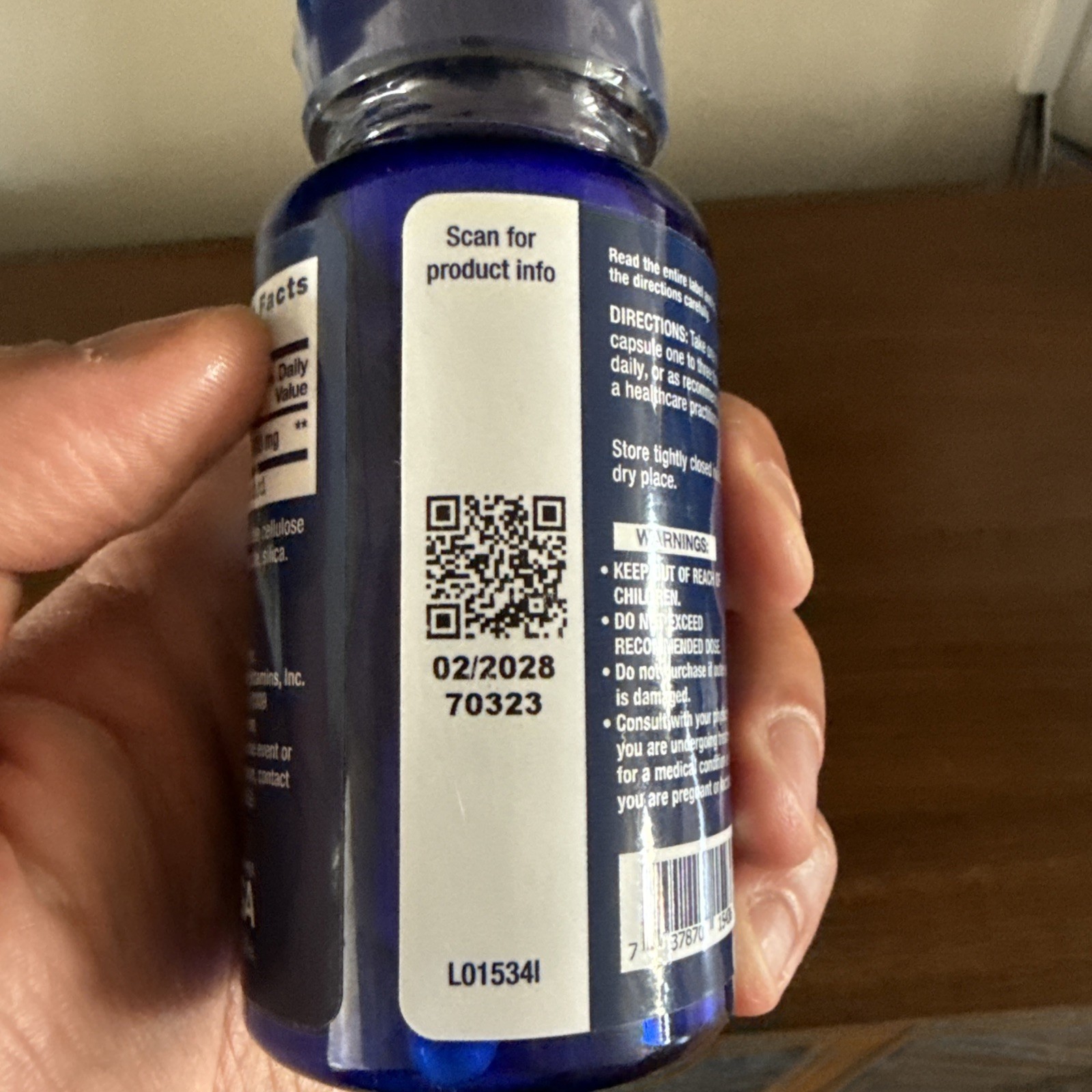 Life Extension N-ACETYL CYSTEINE (NAC) 600 MG 60 Veg Caps