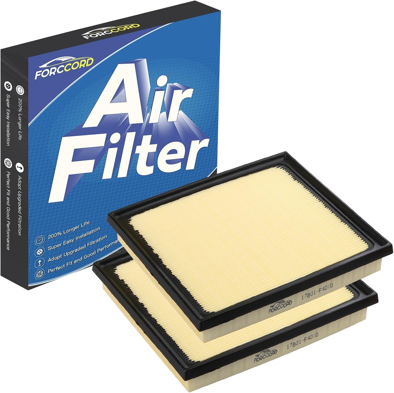 2-Pack Engine Air Filter Fits for 2022-2026 Toyota Tundra 3.4L / 20… Fast Ship