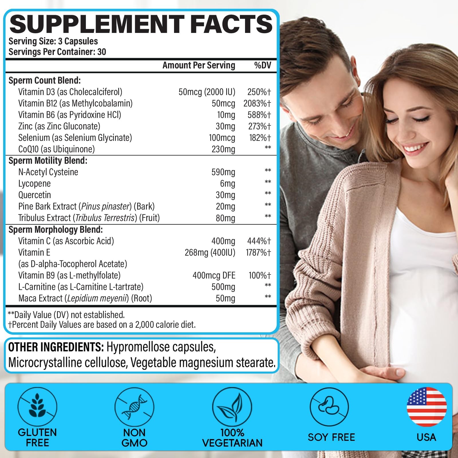 Chisytkiy Male Fertility Supplements Advanced Fertility Supplement for Men