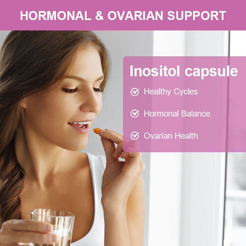 Myo Inositol & D Chiro Inositol 120 Softgels With Folate & Vitamin D3