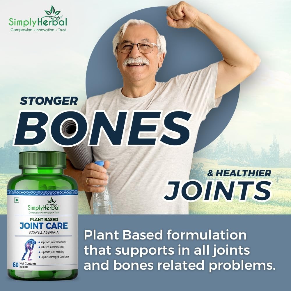 3 Pack S.imply Herbal Joint Care Tablets 60 Count